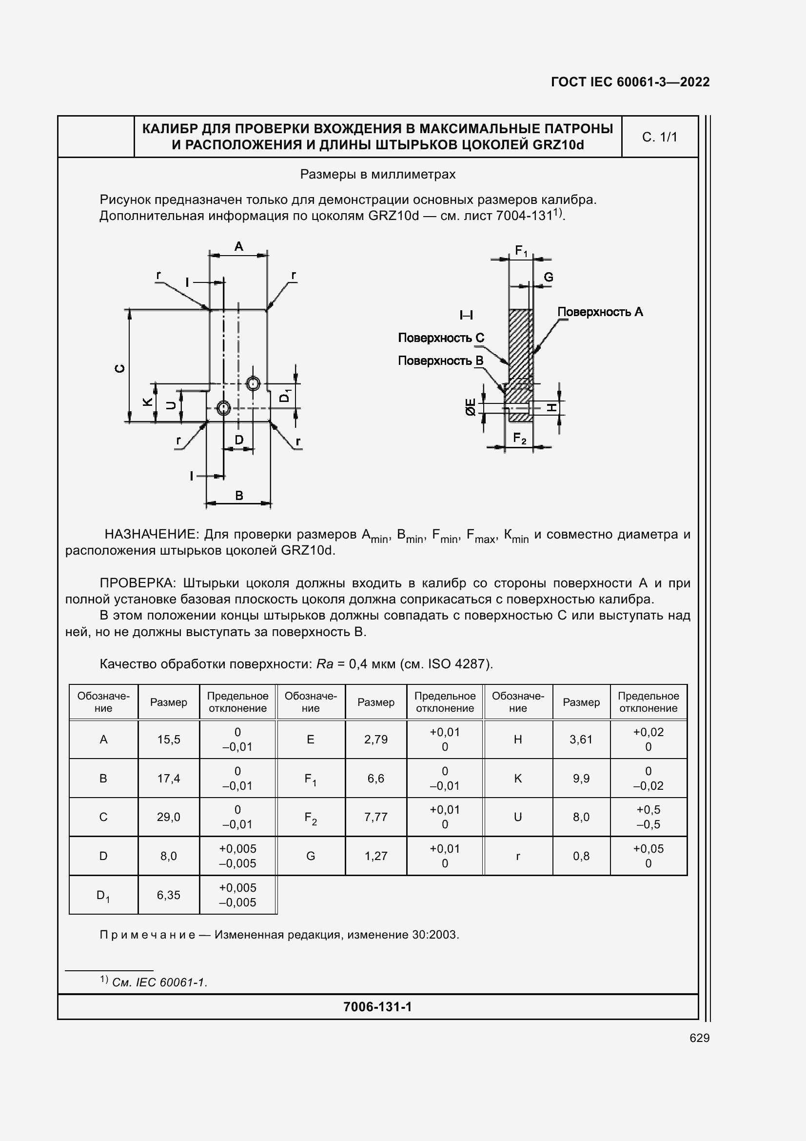 ���� IEC 60061-3-2022. �������� 649