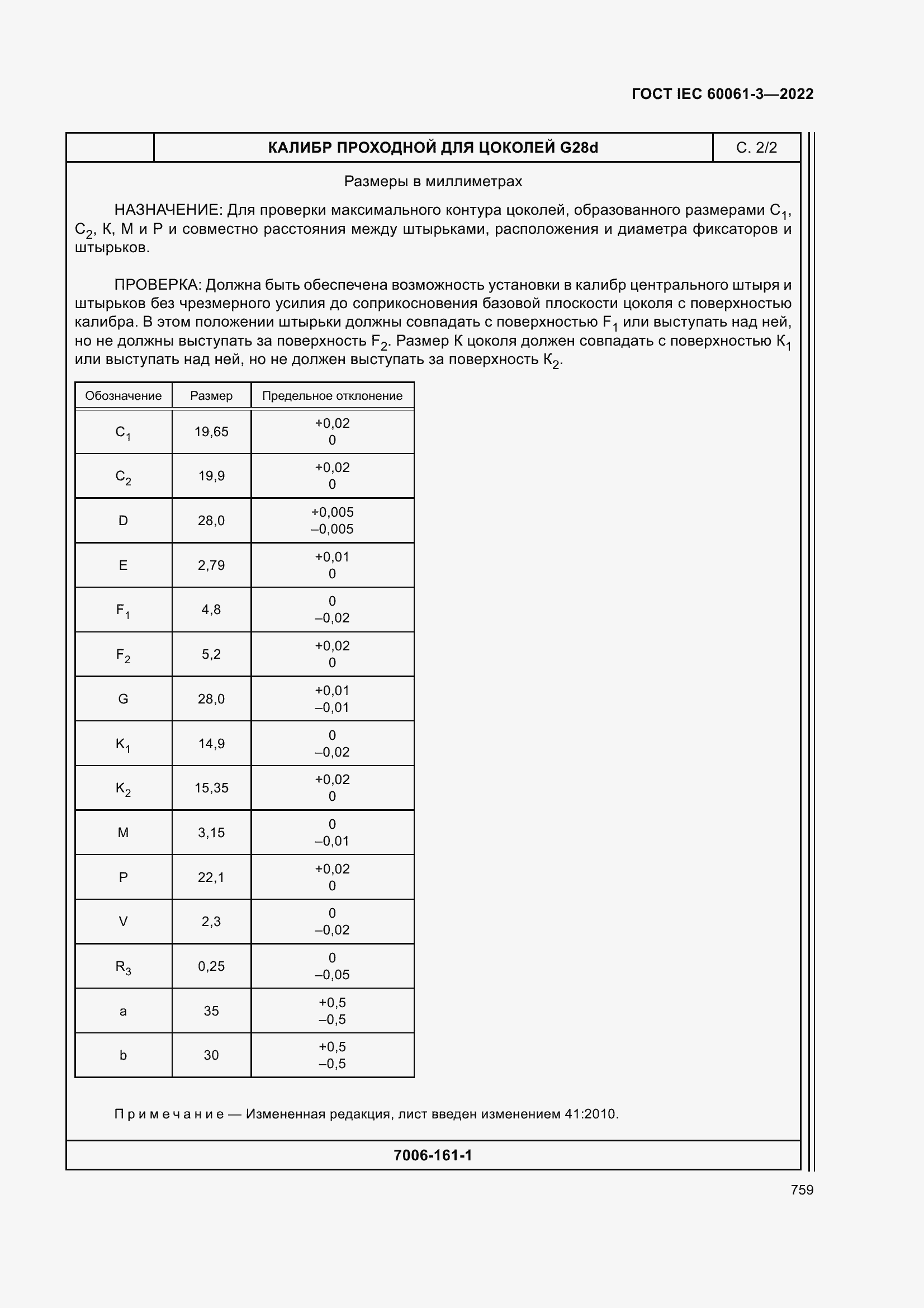 ���� IEC 60061-3-2022. �������� 779
