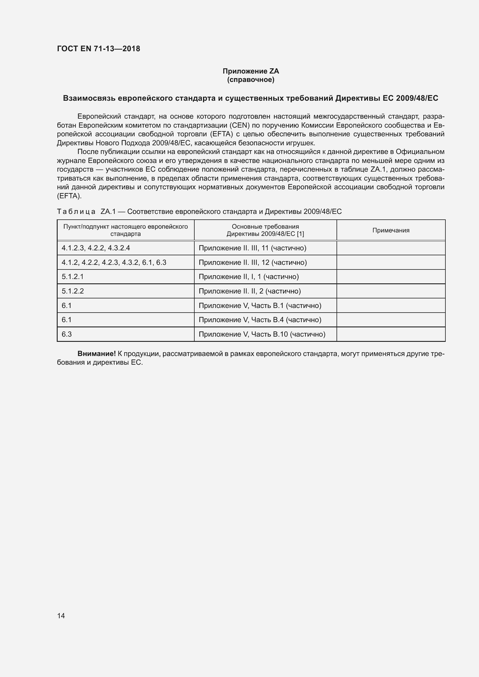 ���� EN 71-13-2018. �������� 21
