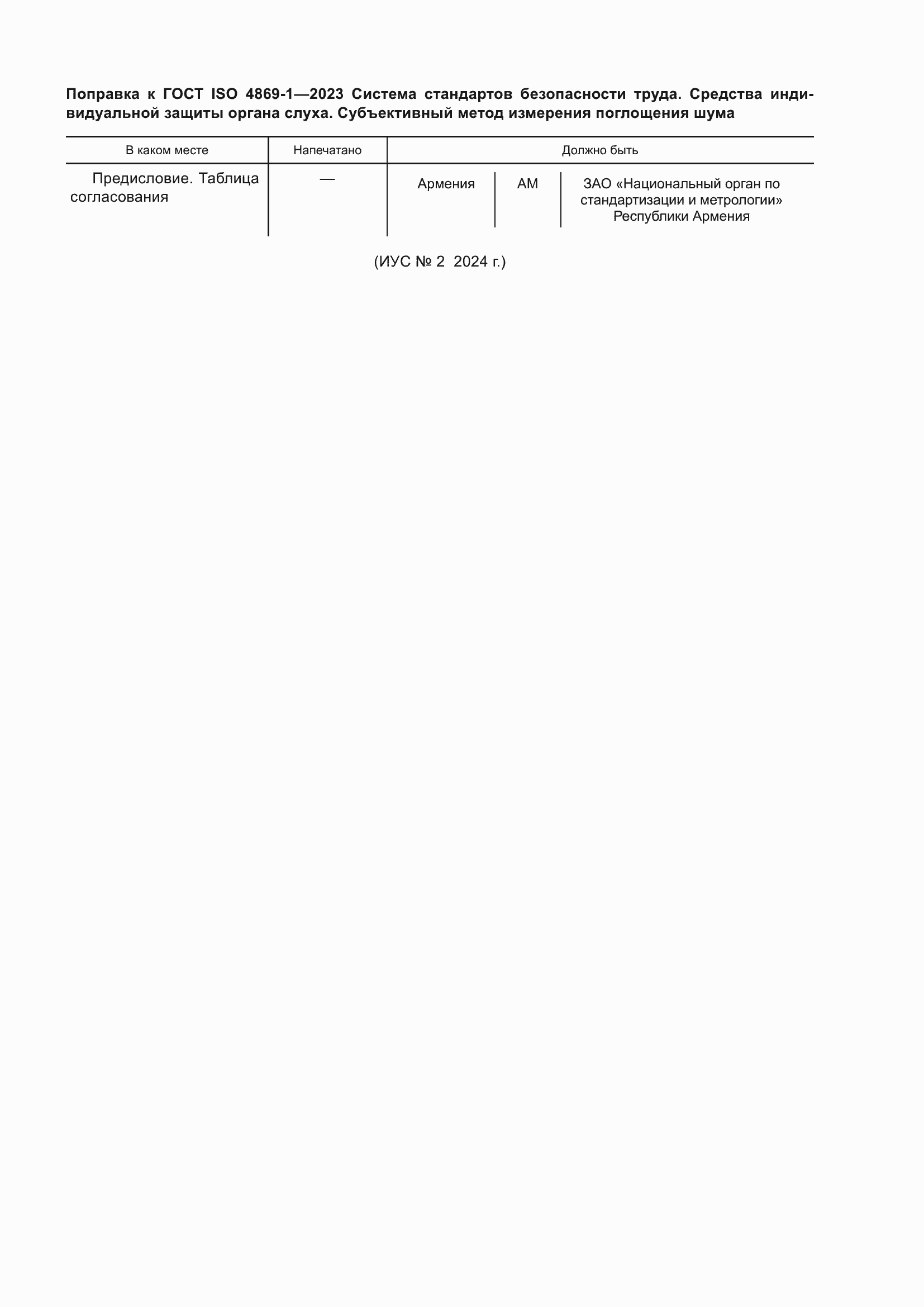�������� � ���� ISO 4869-1-2023