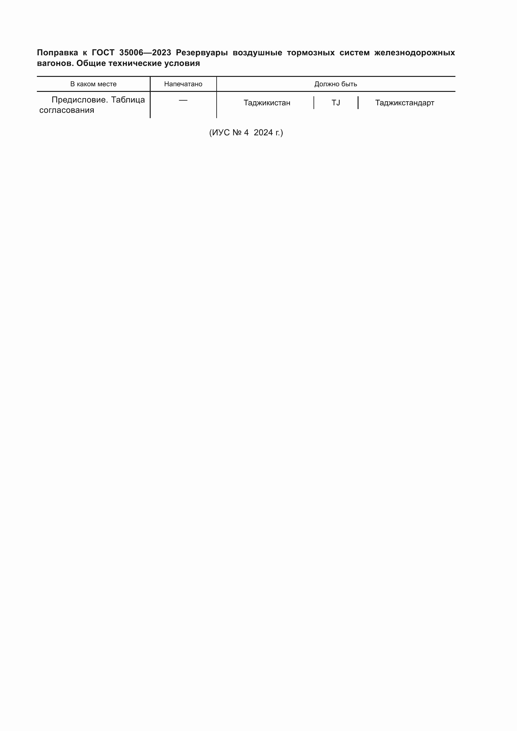 Поправка к ГОСТ 35006-2023