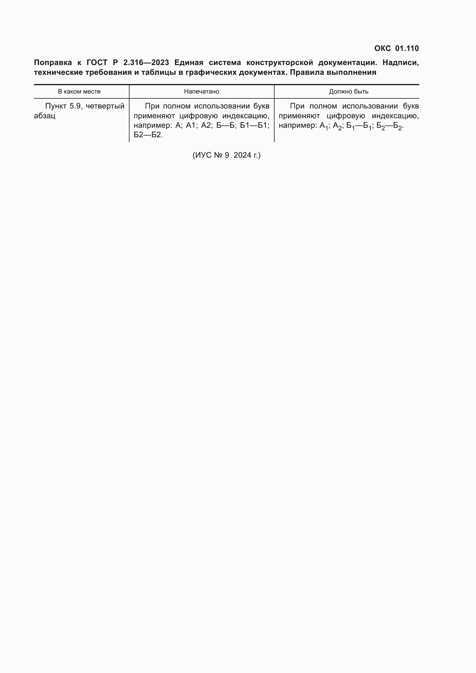 Поправка к ГОСТ Р 2.316-2023