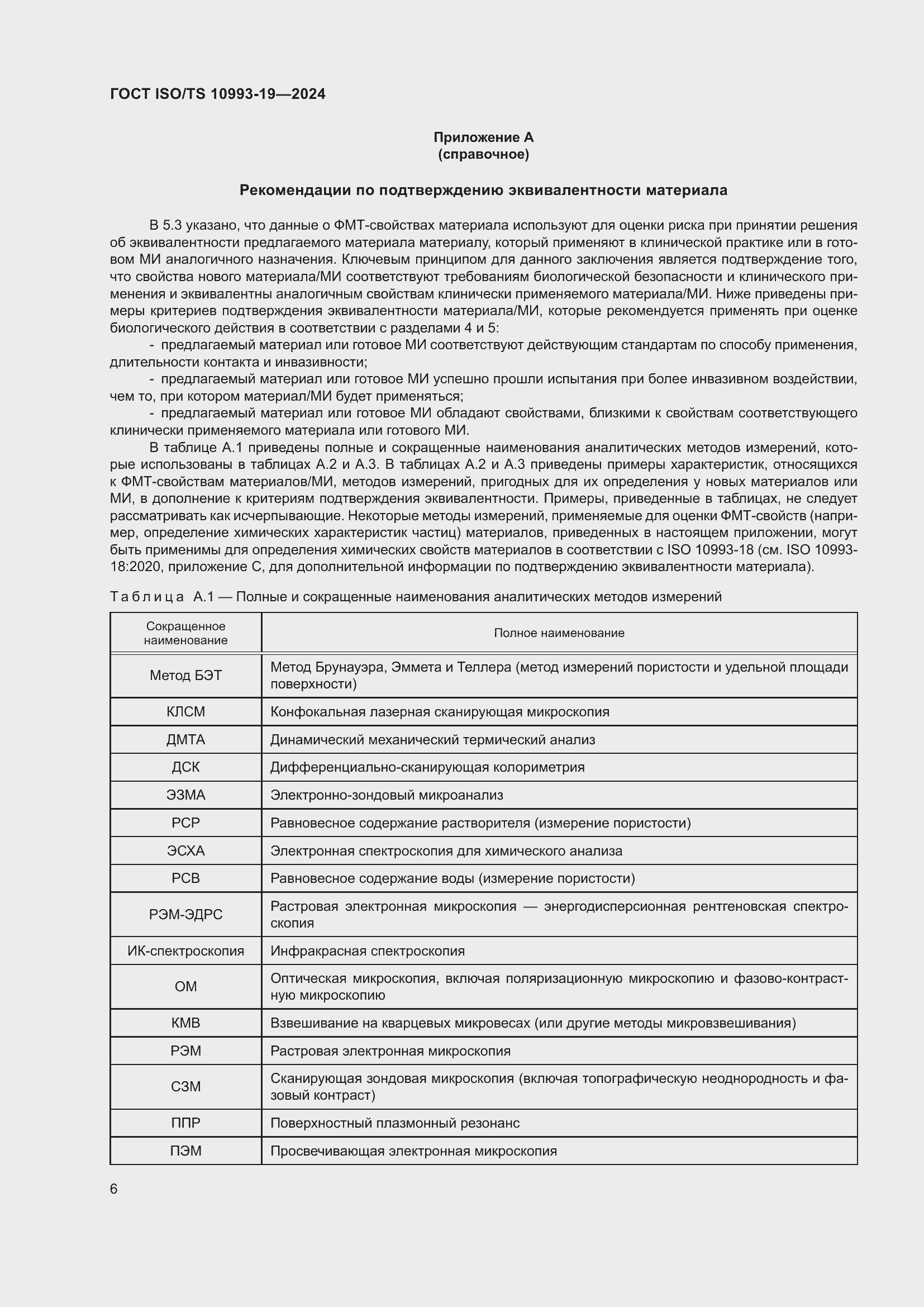 ���� ISO/TS 10993-19-2024. �������� 12