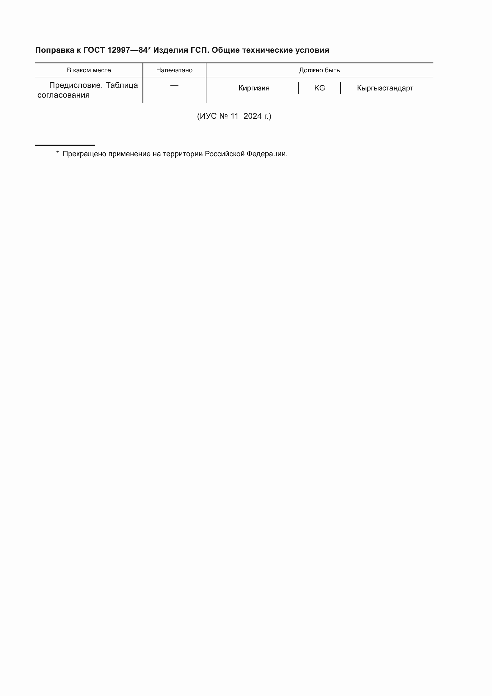 �������� � ���� 12997-84