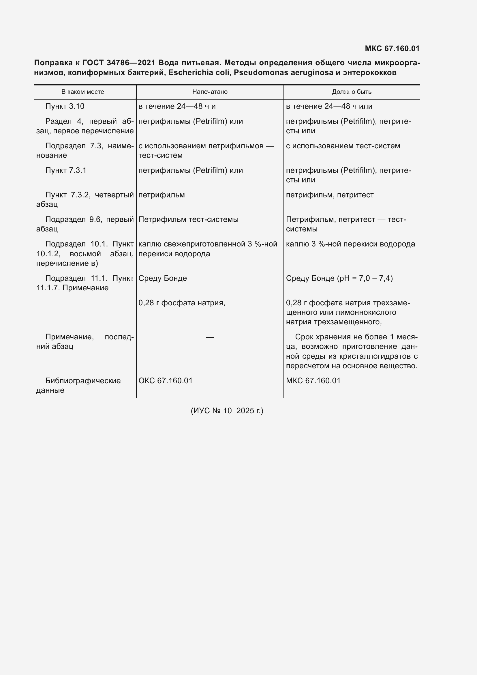 Поправка к ГОСТ 34786-2021