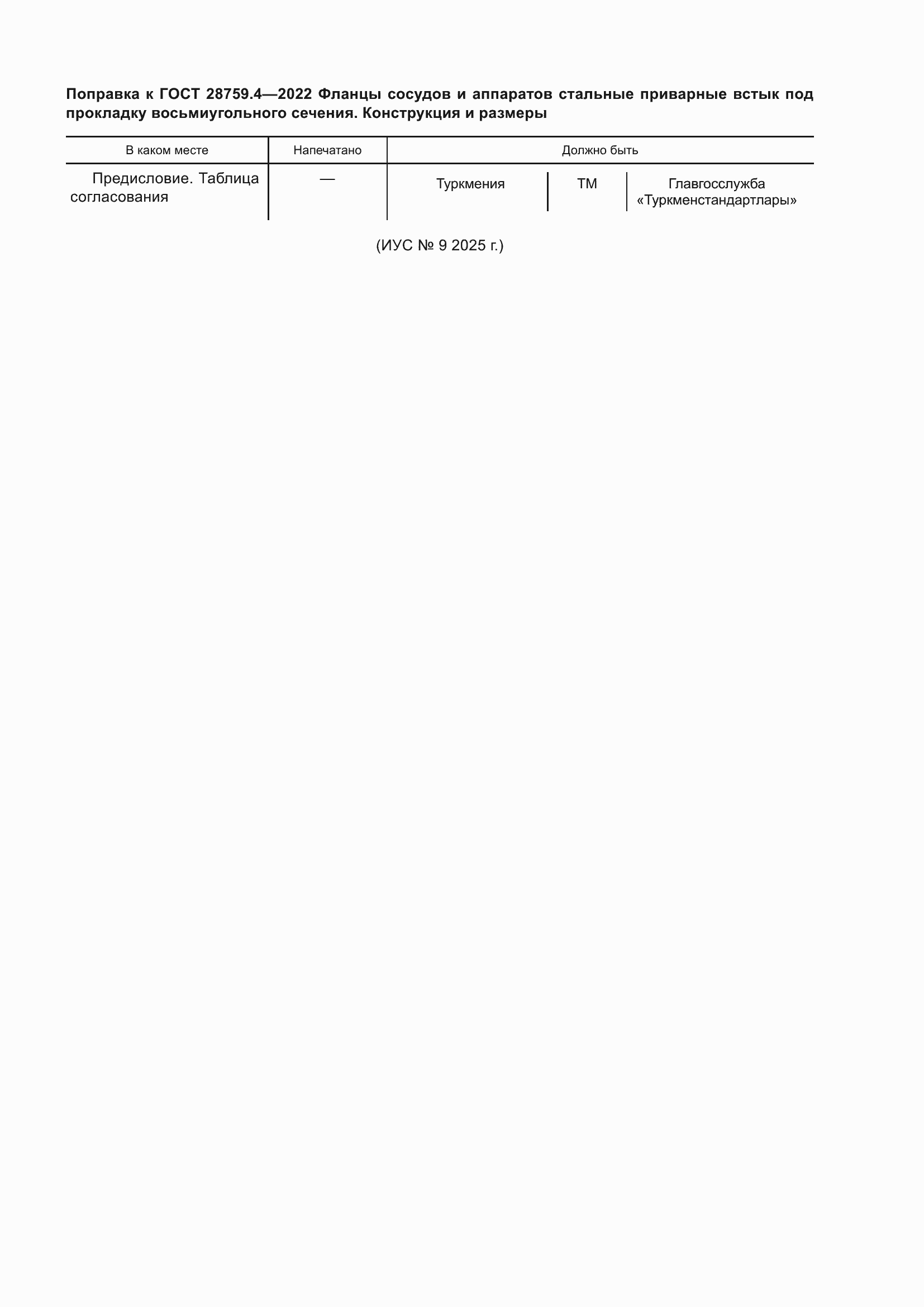Поправка к ГОСТ 28759.4-2022