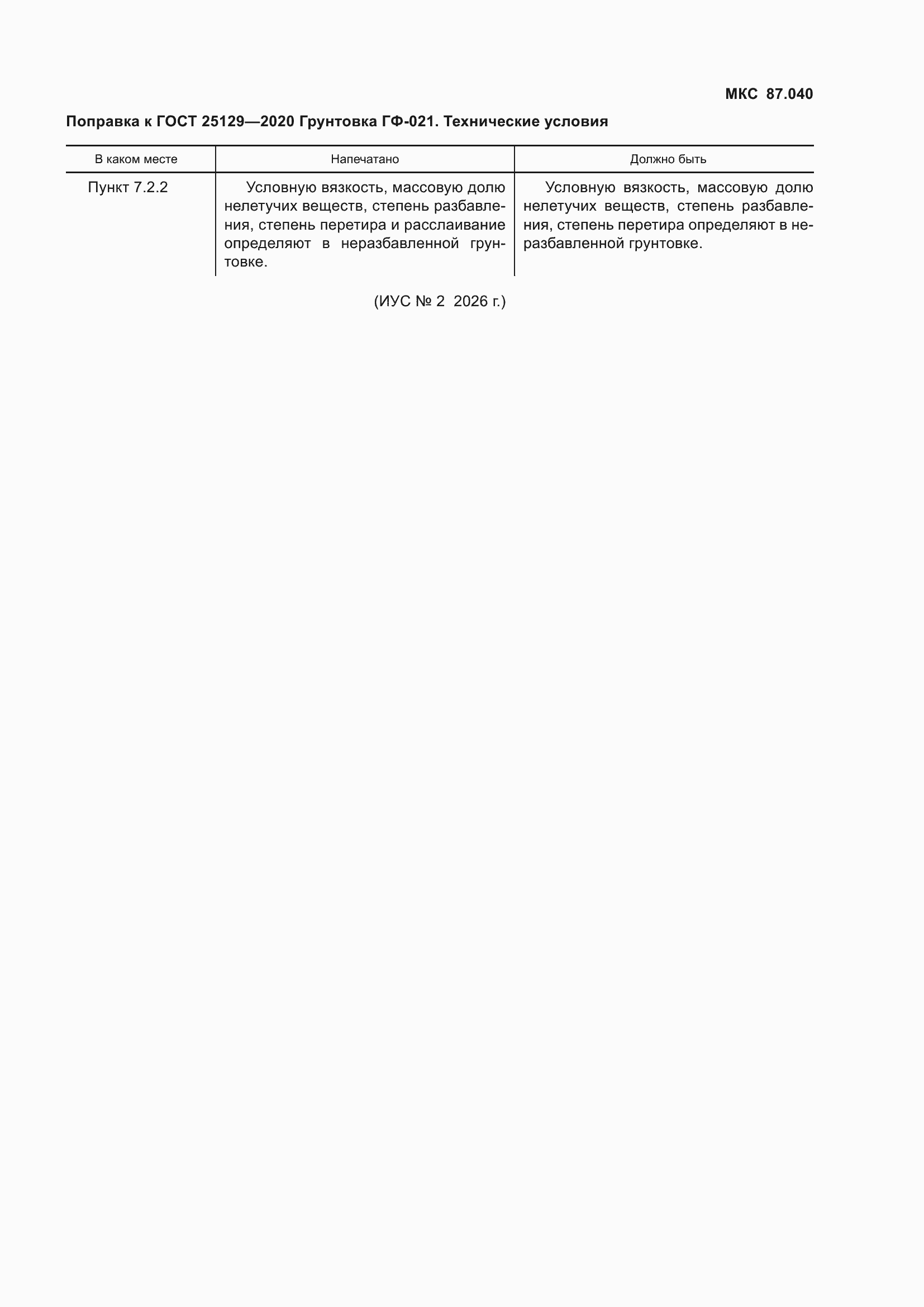 �������� � ���� 25129-2020