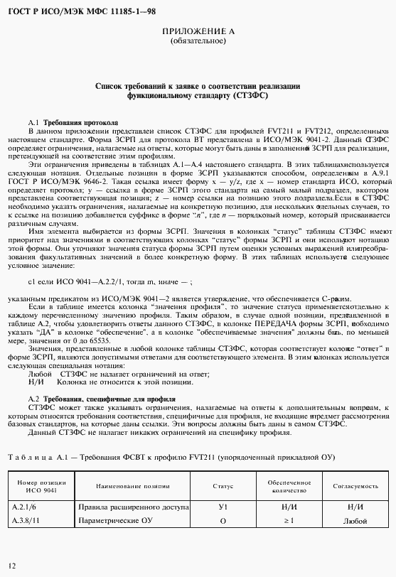 ���� � ���/��� ��� 11185-1-98. �������� 16